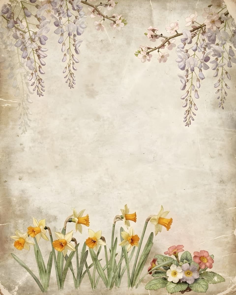 Garden Junk Journal print generated in InkEngine