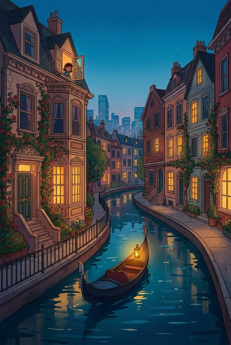 Illustration art generated in InkEngine